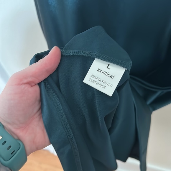 Dark teal cocktail dress - Picture 4 of 4